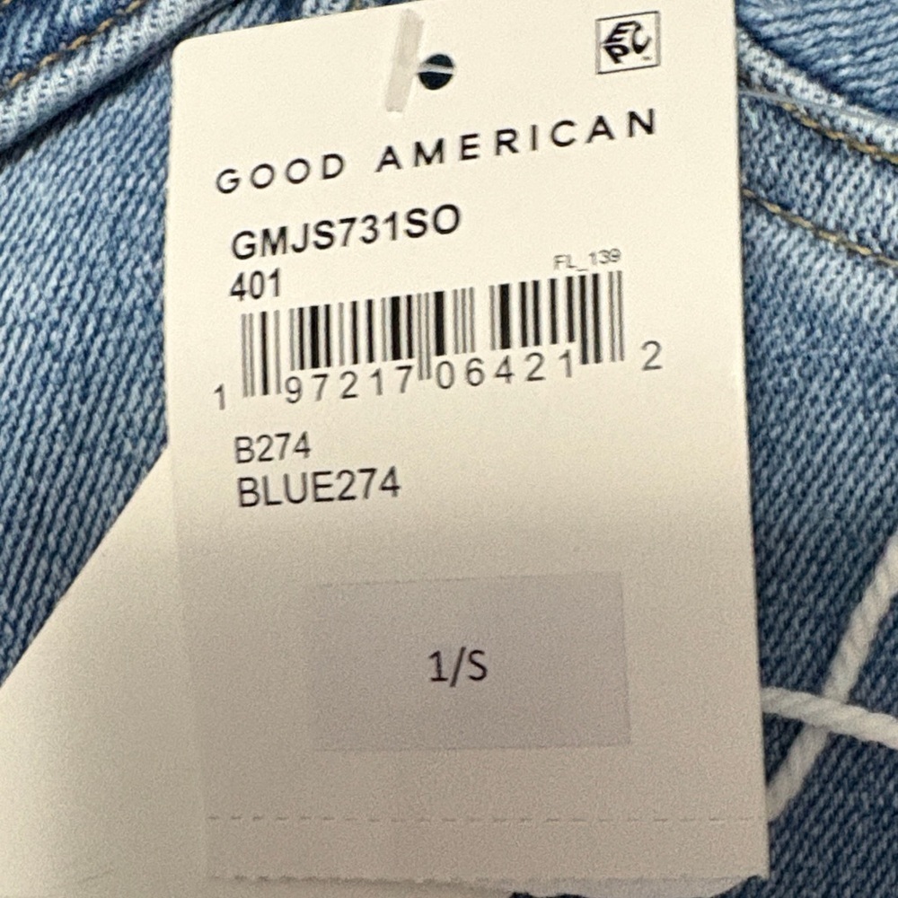 Good American Women's Blue Denim Jumpsuit - Picture 3 of 8